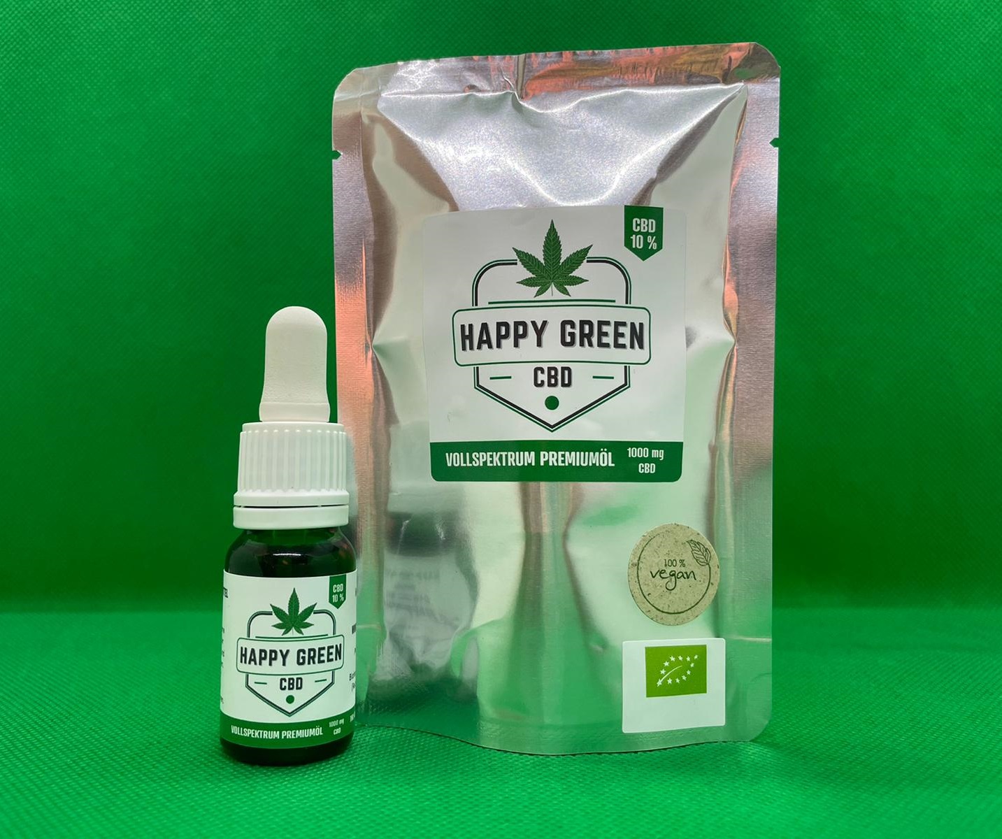 Happy Green CBD Öl Vollspektrum 10% - 10ml