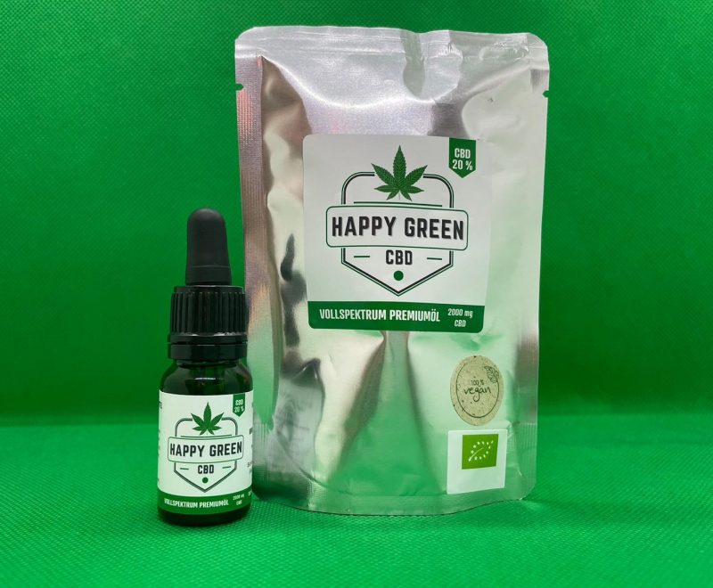 Happy Green CBD Öl Vollspektrum 20% - 10ml