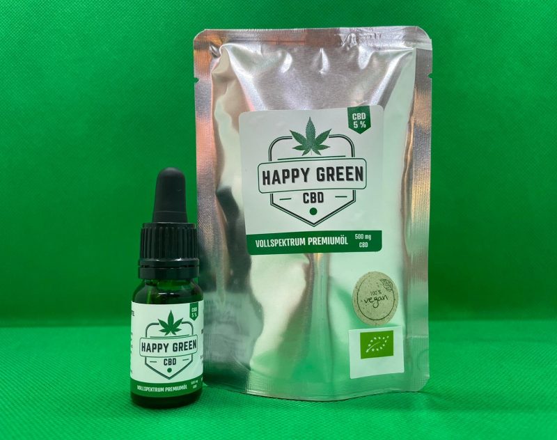 Happy Green CBD Öl Vollspektrum 5% - 10ml