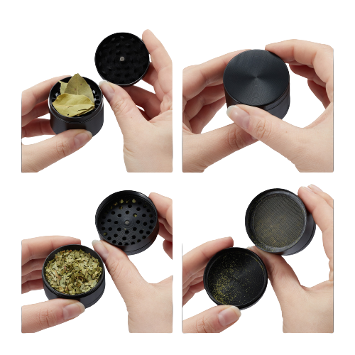 Grinder Metall Crusher (Zerkleinerer für Kräuter & Tabak) – Bild 2